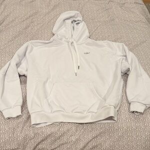 ALO Yoga Classic White Hoodie